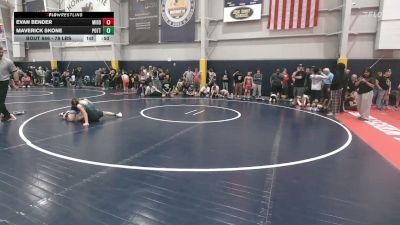 78 lbs Round Of 16 - Evan Bender, Middlesex vs Maverick Skone, Pottstown
