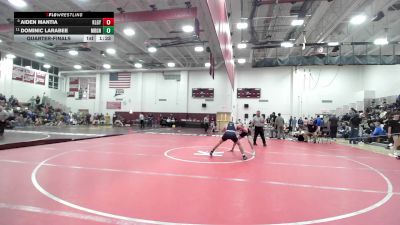 144 lbs Quarterfinal - Aiden Mantia, Killingly vs Dominic Larabee, Morgan