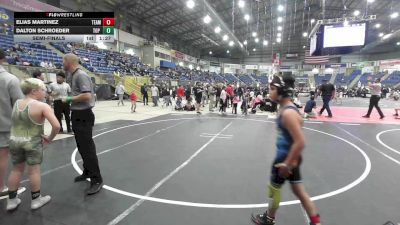 100 lbs Semifinal - Elias Martinez, Team Braves WC vs Dalton Schroeder, Top Notch