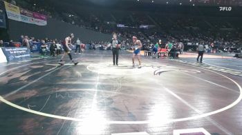 4A Boys 132 lbs Cons. Round 2 - Wyatt Bird, Cascade Boys vs Daniel Jackson, Madras Boys