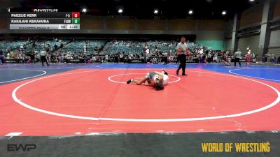 110 lbs Quarterfinal - Paezlie Kerr, F-5 Grappling vs Kaiulani Kekahuna, FLOW Academy