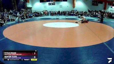 215 lbs Quarterfinal - Tytus Drake, Front Royal Wrestling Club vs Hunter Pugh, Great Neck Wrestling Club