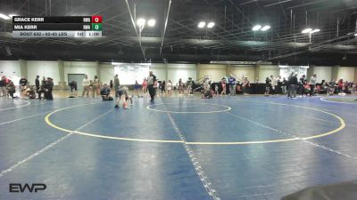 62-65 lbs Rr Rnd 4 - Grace Kerr, Roundtree Wrestling Academy vs Mia Kerr, Roundtree Wrestling Academy