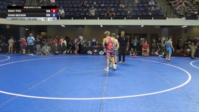 120 lbs Cons. Sub-semis - Shay Fitz, Team PA vs Evan Becker, Team PA