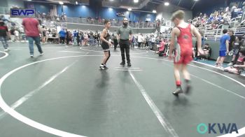 84 lbs Quarterfinal - Easton Allen, Barnsdall Youth Wrestling vs Aidyn Harry, Wyandotte Youth Wrestling