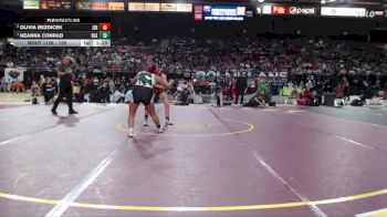 135 lbs 1st Place Match - Keanna Conrad, Blackfoot vs Olivia Bezdicek, Jerome