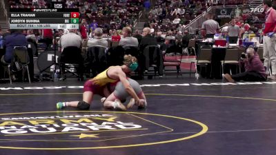 106 lbs Consi 4 - Ella Trahan, Fort Cherry-G vs Jordyn Suhina, Big Spring-G