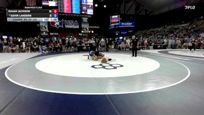 132 lbs Champ. Rd Of 128 - Isaiah Jackson, PA vs Gavin Landers, IA