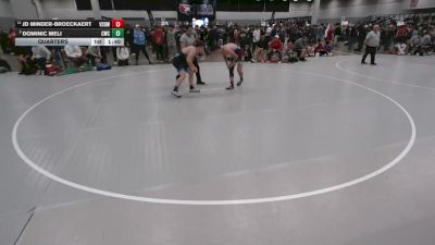165 lbs Quarters - Dominic Meli, Chatfield Wrestling Club vs JD Minder-Broeckaert, Victory School Of Wrestling