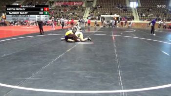 285 lbs Champ. Round 1 - Austin Presley, Montevallo vs Zachary Bailey, Life U - NCWA