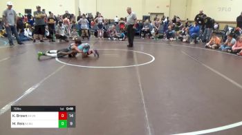 70 lbs Rr Rnd 4 - Kaedrick Brown, Undisputed K-4 vs Mason Reis, Buffalo Valley K-4