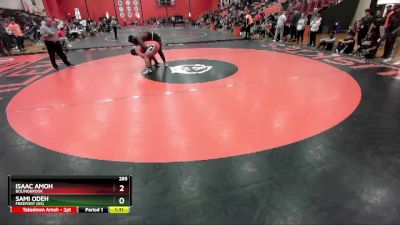 285 lbs Cons. Round 3 - Sami Odeh, FREEPORT (HS) vs Isaac Amoh, BOLINGBROOK