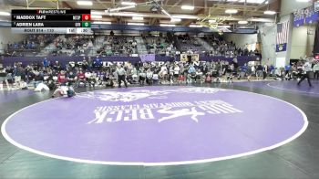 110 lbs 3rd Place Match - Maddox Taft, Mount Spokane vs Adrien Lara, Great Falls High/MSDB, MT