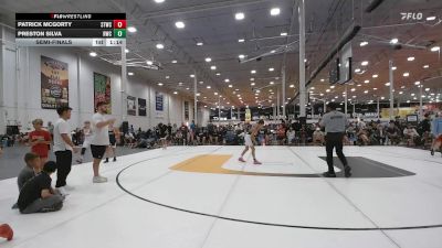 95 lbs Semifinal - Patrick McGorty, Shore Thing WC - MS vs Preston Silva, Ruthless - MS