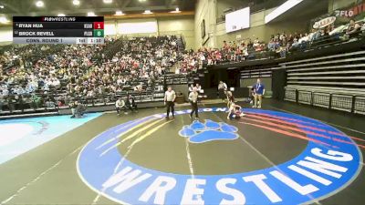 5A 113 lbs Cons. Round 1 - Brock Revell, Pleasant Grove vs Ryan Hua, Kearns