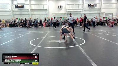 76 lbs Round 1 (6 Team) - Jake Schmitt, Jacket WC vs Grady Peterson, NOVA Wrestling Club