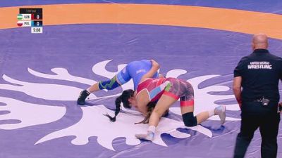 59 kg 1/8 Final - Sarbinaz Jienbaeva, Uzbekistan vs Jowita Maria Wrzesien, Poland