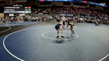 D 1 138 lbs Cons. Round 2 - Christopher Obey, St. Amant vs Poet Wells, Southside