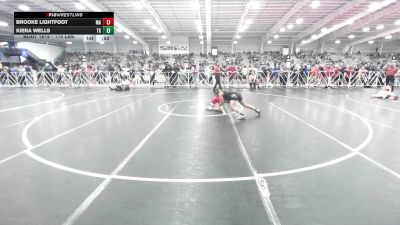 114 lbs Consi Of 32 #1 - Brooke Lightfoot, MA vs Kiera Wells, TX