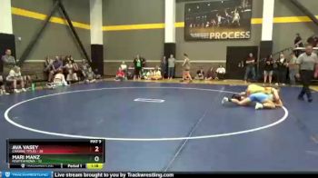 142 lbs Round 1 (3 Team) - Mari Manz, FEWTeamIowa vs Ava Vasey, Chasing Titles