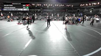 90 lbs 5th Place - Dillon Todd, Mount Olive vs Tristan Negron, South Plainfield