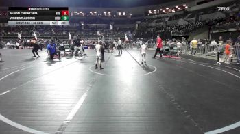 45 lbs Quarterfinal - Jaxon Churchill, Red Nose vs Vincent Austin, Orchard South WC