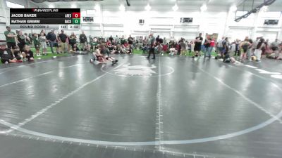 115 lbs Round Robin 3 - Jacob Baker, ARES Red - EL vs Nathan Grimm, Backbone Wrestling Club - EL