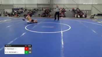 90 lbs Prelims - Angelina Cassioppi, Bedlam vs Mackenzie Gipson-McDonald, New Mexico