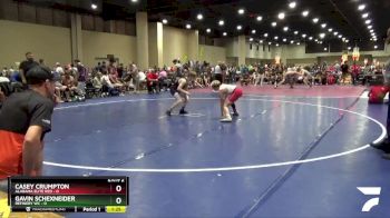 106 lbs Round 2 (6 Team) - Casey Crumpton, Alabama Elite Red vs Gavin Schexneider, Refinery WC