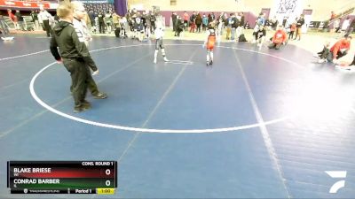 70 lbs Cons. Round 1 - Blake Briese, WI vs Conrad Barber, IL