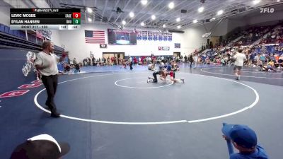 100 lbs Semifinal - Levic McGee, Sage Valley Jr High vs Dylan Hansen, Douglas Middle School
