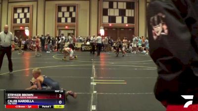 52 lbs Round 3 - Stryker Brown, Salamanca Youth Wrestling vs Caleb Nardella, The Hunt