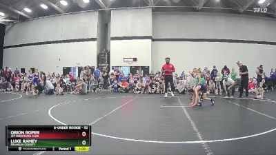 52 lbs Quarterfinal - Luke Ramey, Franklin County vs Orion Roper, JET Wrestling Club