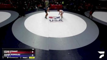 144 lbs Placement Matches (16 Team) - Stone Stewart, MDWA-FR vs Daimen Rodriguez, TCWA-FR