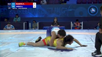 57 kg 1/8 Final - Nilufar Raimova, Kazakhstan vs Anshu Anshu, India
