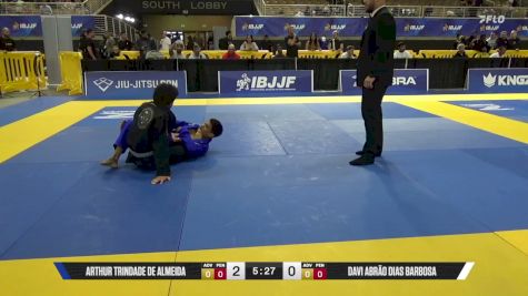Arthur Trindade De Almeida vs Davi Abrão Dias Barbosa 2026 Pan Jiu Jitsu IBJJF Championship