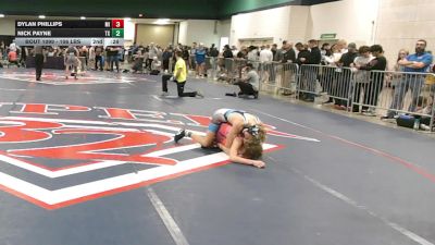 106 lbs Consi Of 64 #2 - Dylan Phillips, MI vs Nick Payne, TX