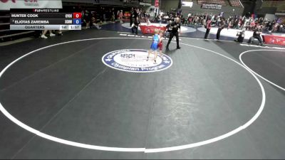 67 lbs Quarters - Hunter Cook, Community Youth Center - Concord Campus Wrestling vs Eljotas Zaremba, So Cal Hammers Wrestling