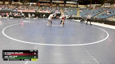 141 lbs Cons. Round 4 - 16 Thomas Williams, St. Thomas vs Aric Williams, Dakota Wesleyan