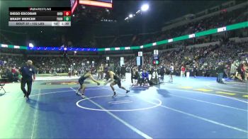 132 lbs Round Of 64 - Diego Escobar, Overfelt (CC) vs Brady Mercer, Fountain Valley (SS)