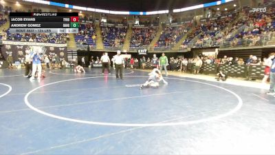 124 lbs Round Of 16 - Jacob Evans, Tyrone Christian Acad vs Andrew Gomez, Bangor