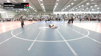 132 lbs Round Of 64 - Lucas Mitchell, OH vs Cayden Laws, NC