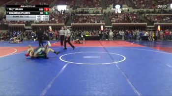 137 lbs Champ. Round 1 - Troy Braun, Moorcroft Mat Masters vs Channing Phares, Billings Wrestling Club