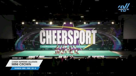 Cheer Supreme Allstars - Mini Crown [2024 L1.1 Mini - PREP - D2 - B Day 1] 2024 CHEERSPORT National All Star Cheerleading Championship