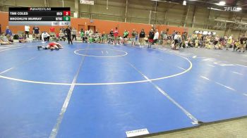 43 lbs Rr Rnd 1 - Timi Coles, Michigan Wrestling Academy - GK8E vs Brooklyn Murray, New England Trappers Red - GK8E
