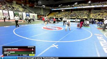 155 Class 2 lbs Semifinal - Calyese Dupree, Nixa vs Haley Ward, Fort Osage