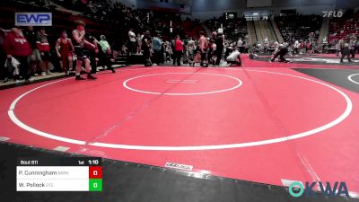 112 lbs Quarterfinal - Price Cunningham, Barnsdall Youth Wrestling vs Westin Pollock, Owasso Takedown Club