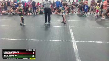 56 lbs Champ. Round 1 - Nick Johnson, CC Grapplers vs Jackson Steiner, Misfits United