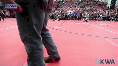 55 lbs Consi Of 8 #2 - Creed Williams, Team Nomad vs Joey Jabben, Caney Valley Wrestling