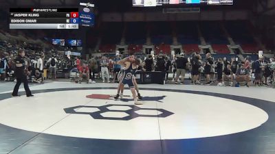 120 lbs Cons. Rd Of 64 - Jasper Kling, Pennsylvania vs Edison Omar, Nebraska